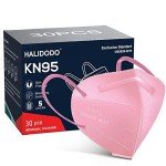 30 Pack KN95 Pink Face Masks - 5-Layer Protection