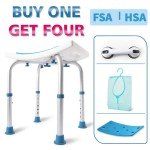 FSA/HSA Shower Chair with Grab Bar & Bag