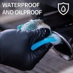 Jointown Black Nitrile Exam Gloves, Small, 1,000 Pack