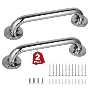 12 Inch Anti-Slip Grab Bars - 2 Pack