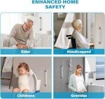 12 Inch Anti-Slip Grab Bars - 2 Pack