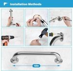 12 Inch Anti-Slip Grab Bars - 2 Pack