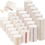 24-Pack Self-Adhesive Elastic Bandage Wraps