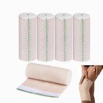 Elastic Bandage Wraps 6 Inch - 4 Pack