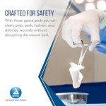 Absorbent Sterile Gauze Pads - 4"x4", Box of 100