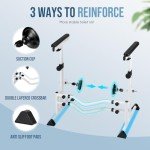 OasisSpace Toilet Safety Rails - Stand Alone Toilet Rail 350lbs, Adjustable Medical Toilet Frame, Heavy Duty Bathroom Toilet Hand Rail for Elderly, Handicap, Disabled and Pregnant