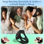Adjustable Anti-Snoring Jaw Strap for Sleep Apnea