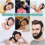 Adjustable Anti-Snoring Jaw Strap for Sleep Apnea
