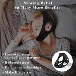 Adjustable Anti-Snoring Jaw Strap for Sleep Apnea