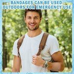 Marsui 3x4 Inch Latex-Free Adhesive Bandages (100 Pcs)