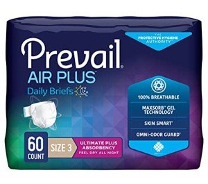 Prevail Breezers 360 Incontinence Briefs, Size 3