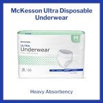 McKesson Heavy Absorbency Incontinence Underwear, Medium