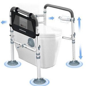 Adjustable Toilet Safety Rail for Seniors