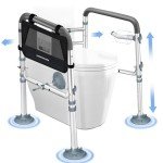 Adjustable Toilet Safety Rail for Seniors