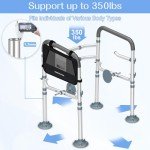 Adjustable Toilet Safety Rail for Seniors