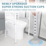 Adjustable Toilet Safety Rail for Elderly Support