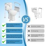 Adjustable Toilet Safety Rail for Elderly Support