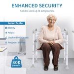 Adjustable Toilet Safety Rail for Elderly Support