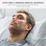 7-Foot Oxygen Tubing with Connectors - Green