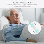 7-Foot Oxygen Tubing with Connectors - Green