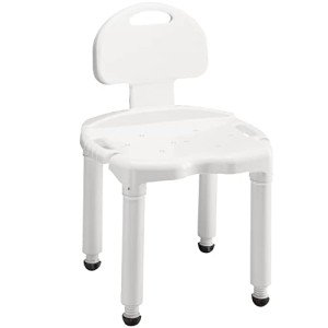 Carex Shower Chair with Back for Seniors
