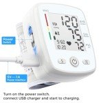 Digital Wrist Blood Pressure Monitor with Voice Alert