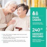 Upper Arm Blood Pressure Monitor with Memory Storage