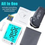 Large Digital Blood Pressure Monitor with Memory