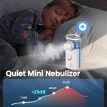Portable Ultrasonic Mesh Nebulizer for Kids & Adults