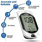 Metene Blood Glucose Monitor Kit with Strips and Lancets