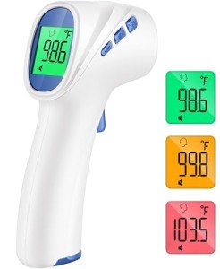 Digital Infrared Forehead Thermometer with Fever Alarm