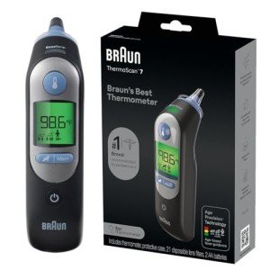 Braun ThermoScan 7 Digital Ear Thermometer - Black