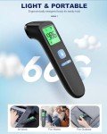 No-Touch Infrared Thermometer with Fever Alarm