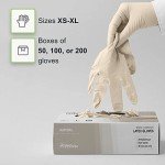 FifthPulse Medium Powder-Free Latex Exam Gloves - 50 Count