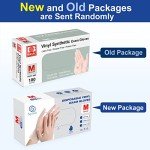 Squish 100 Count Latex-Free Clear Vinyl Gloves