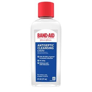 Antiseptic Cleansing Liquid with Pain Relief, 6 oz