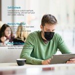 50 Pack Black Disposable Face Masks for Adults