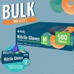 Medium Violet Blue Nitrile Gloves - 500 Pack