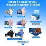 Medium Violet Blue Nitrile Gloves - 500 Pack