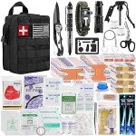 Emergency Survival First Aid Kit with Molle Pouch