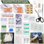 Emergency Survival First Aid Kit with Molle Pouch