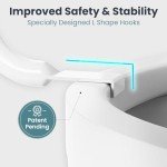 Adjustable Toilet Safety Rails for Seniors 250lb