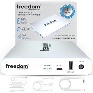 Freedom CPAP Battery Backup for Travel & Outages