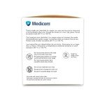 Medicom Expressions Disposable Face Masks - Box of 50 ASTM Level 3 Surgical Masks - 3 Layer Medical Masks Made in Canada - Blue Adult Masks