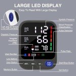 Upper Arm Blood Pressure Monitor with LED Display
