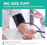 Upper Arm Blood Pressure Monitor with Memory & Large Display