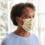 McKesson Medical Face Masks, Level 1 - Pleated with Ear Loops, Non-Sterile, Yellow - One Size Fits Most Adults, 7 in x 3.75 in, 50 Count, 1 Pack