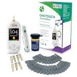 OneTouch Blood Sugar Testing Kit with Meter and Lancets