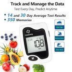 CareLiving Blood Sugar Monitor Kit with Test Strips