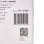 McKesson Medical Face Masks, Level 1 - Pleated with Ear Loops, Non-Sterile, Yellow - One Size Fits Most Adults, 7 in x 3.75 in, 50 Count, 1 Pack